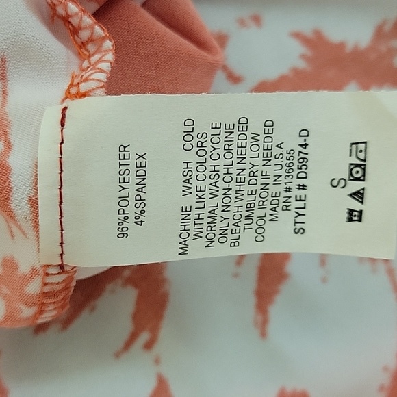 West Kei Orange Wrap Midi Dress with V-Neck, Womens Small New With Tags - Picture 7 of 7